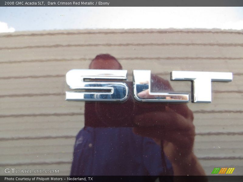 Dark Crimson Red Metallic / Ebony 2008 GMC Acadia SLT