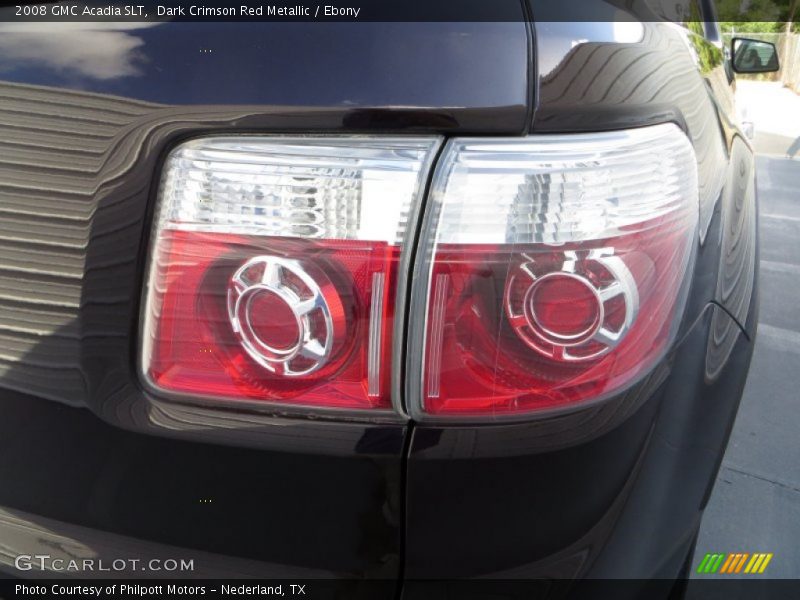 Dark Crimson Red Metallic / Ebony 2008 GMC Acadia SLT