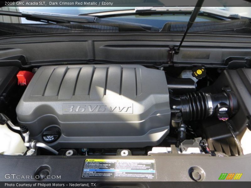 Dark Crimson Red Metallic / Ebony 2008 GMC Acadia SLT