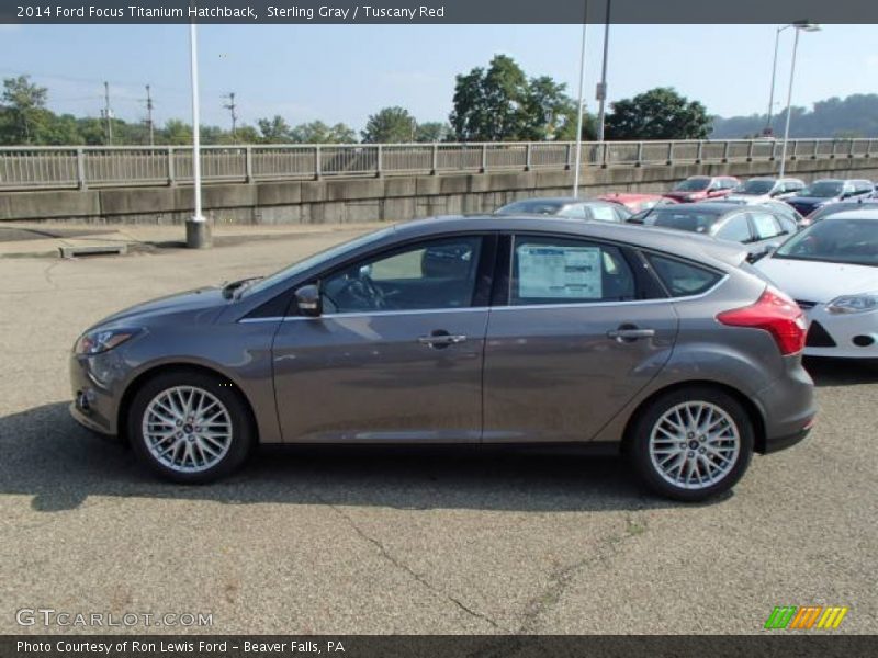  2014 Focus Titanium Hatchback Sterling Gray