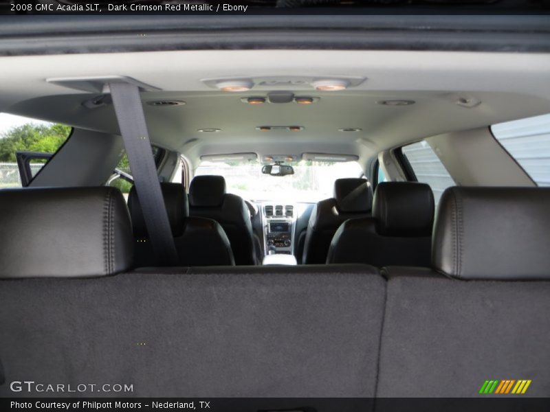 Dark Crimson Red Metallic / Ebony 2008 GMC Acadia SLT
