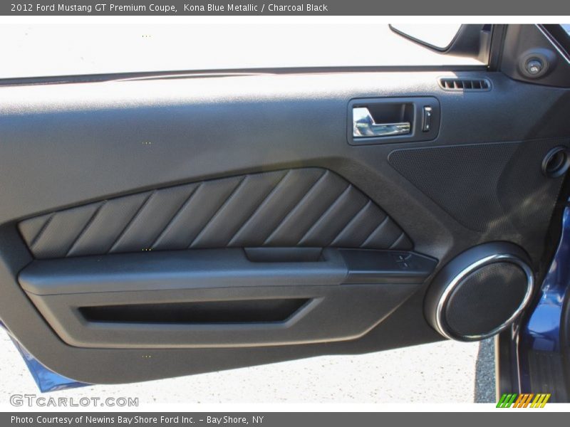 Kona Blue Metallic / Charcoal Black 2012 Ford Mustang GT Premium Coupe