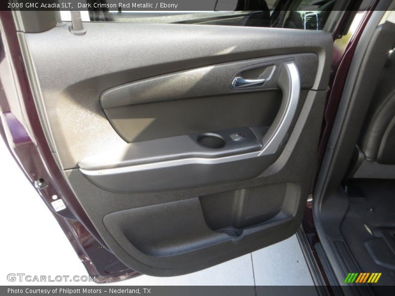 Dark Crimson Red Metallic / Ebony 2008 GMC Acadia SLT