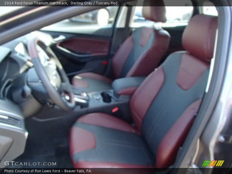 Front Seat of 2014 Focus Titanium Hatchback
