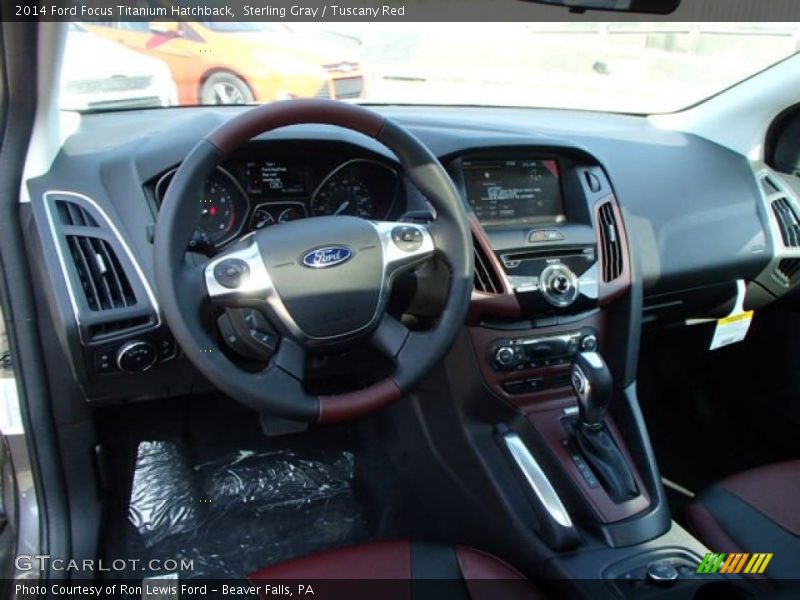 Dashboard of 2014 Focus Titanium Hatchback