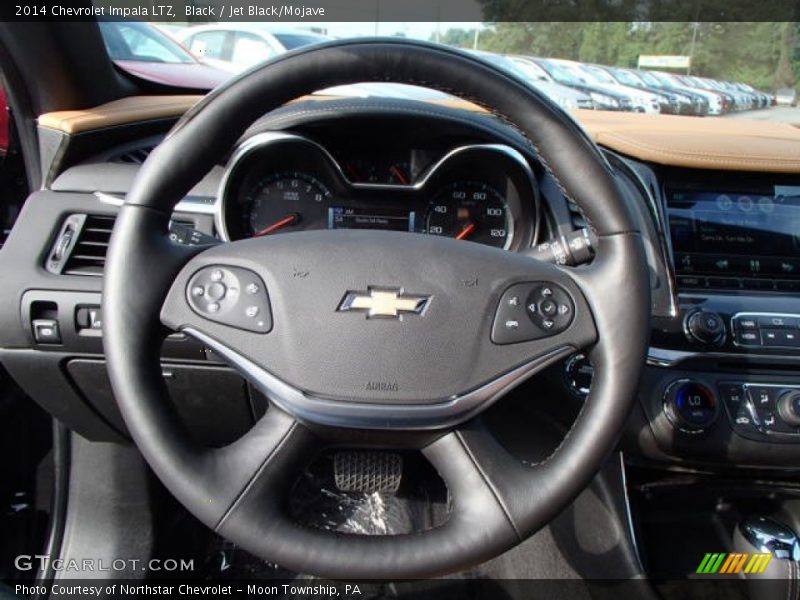 Black / Jet Black/Mojave 2014 Chevrolet Impala LTZ