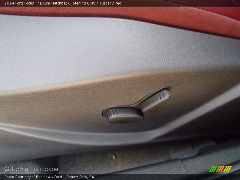 Sterling Gray / Tuscany Red 2014 Ford Focus Titanium Hatchback