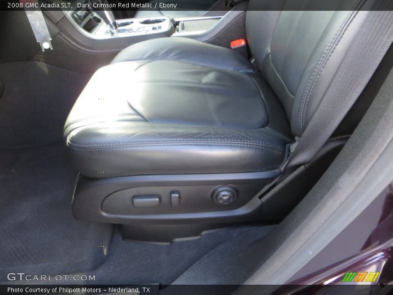 Dark Crimson Red Metallic / Ebony 2008 GMC Acadia SLT