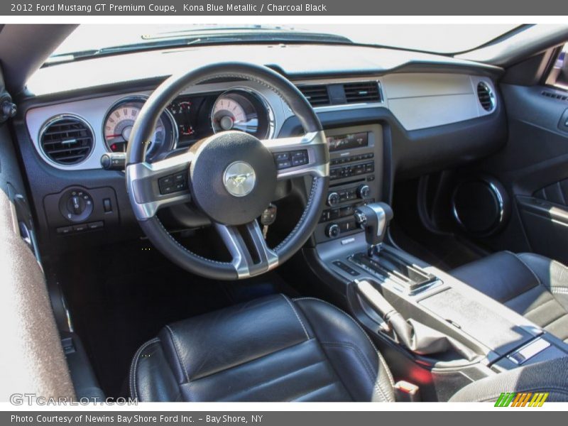 Charcoal Black Interior - 2012 Mustang GT Premium Coupe 