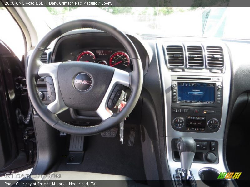 Dark Crimson Red Metallic / Ebony 2008 GMC Acadia SLT