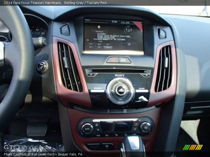 Controls of 2014 Focus Titanium Hatchback