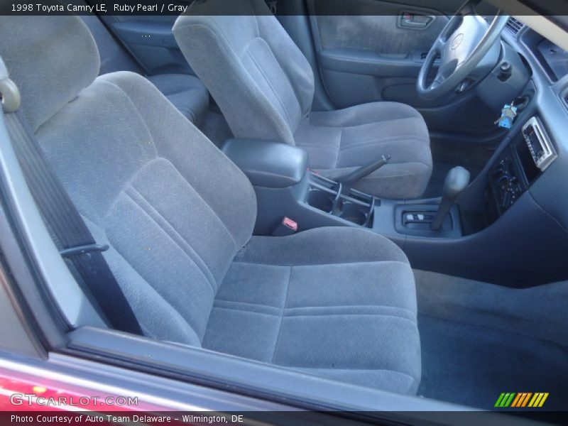 Ruby Pearl / Gray 1998 Toyota Camry LE