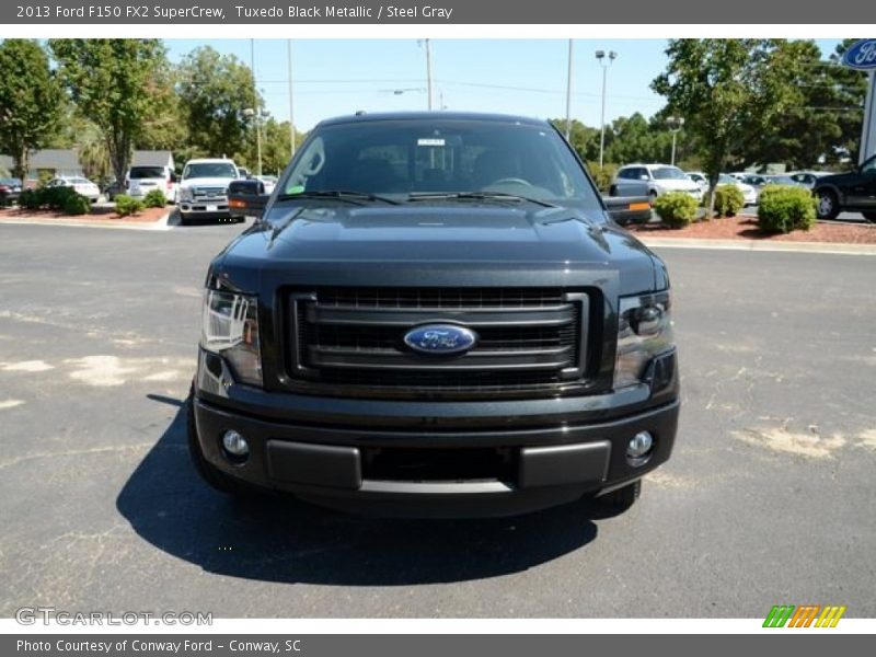 Tuxedo Black Metallic / Steel Gray 2013 Ford F150 FX2 SuperCrew