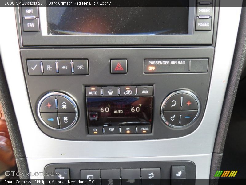 Dark Crimson Red Metallic / Ebony 2008 GMC Acadia SLT