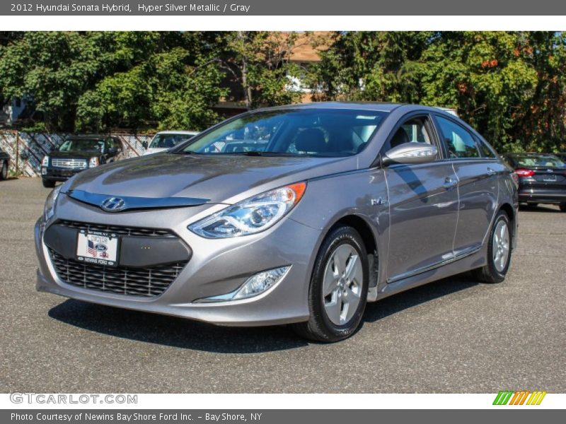 Hyper Silver Metallic / Gray 2012 Hyundai Sonata Hybrid