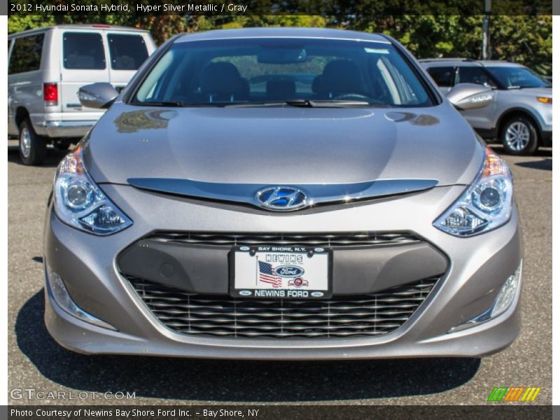 Hyper Silver Metallic / Gray 2012 Hyundai Sonata Hybrid