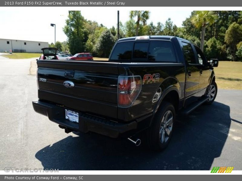 Tuxedo Black Metallic / Steel Gray 2013 Ford F150 FX2 SuperCrew