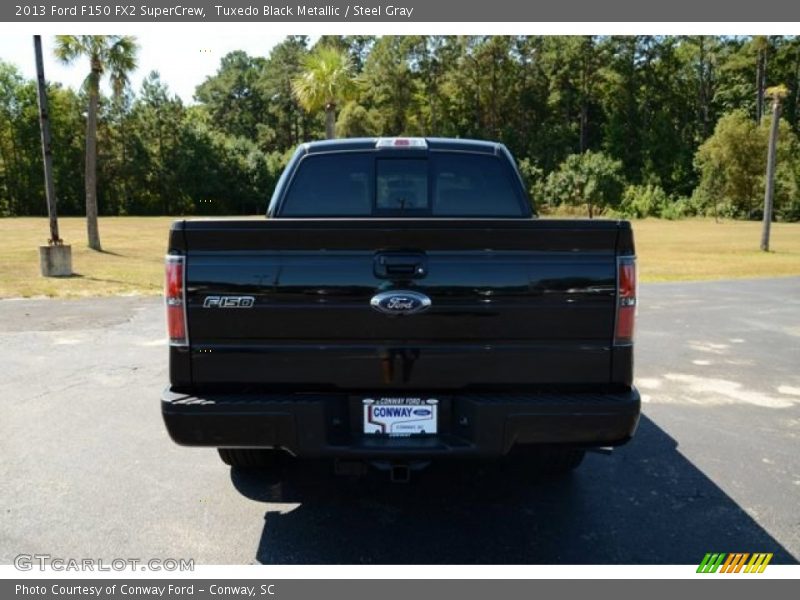 Tuxedo Black Metallic / Steel Gray 2013 Ford F150 FX2 SuperCrew