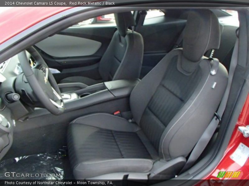 Red Rock Metallic / Black 2014 Chevrolet Camaro LS Coupe