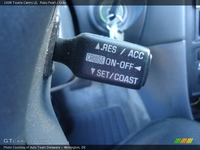 Ruby Pearl / Gray 1998 Toyota Camry LE