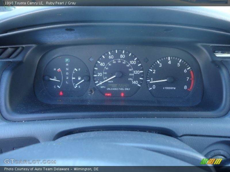 Ruby Pearl / Gray 1998 Toyota Camry LE