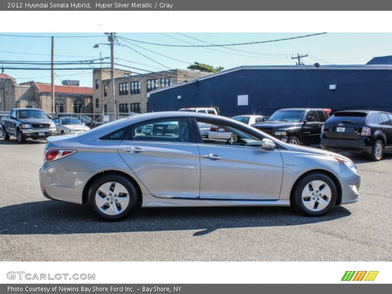 Hyper Silver Metallic / Gray 2012 Hyundai Sonata Hybrid