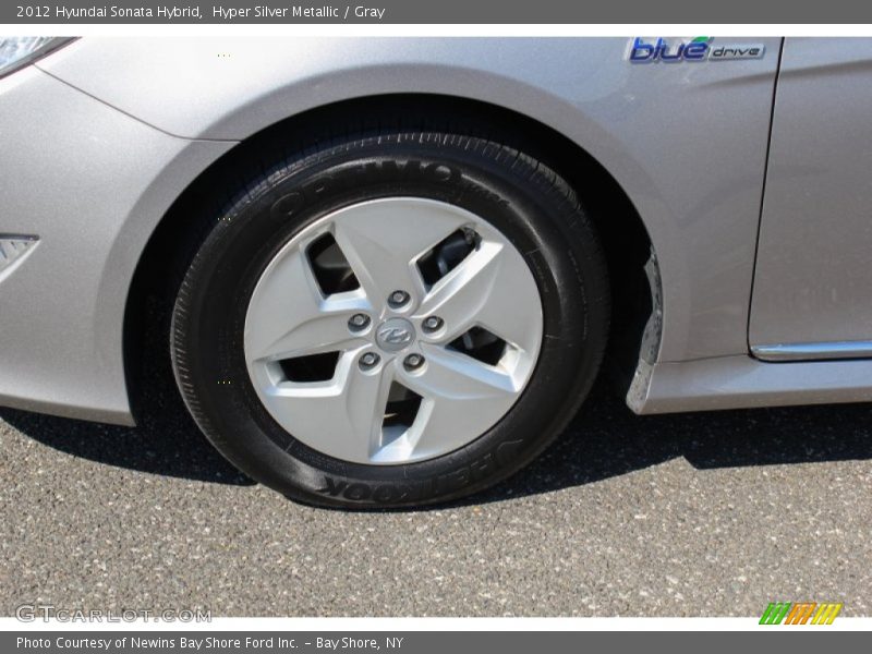 Hyper Silver Metallic / Gray 2012 Hyundai Sonata Hybrid