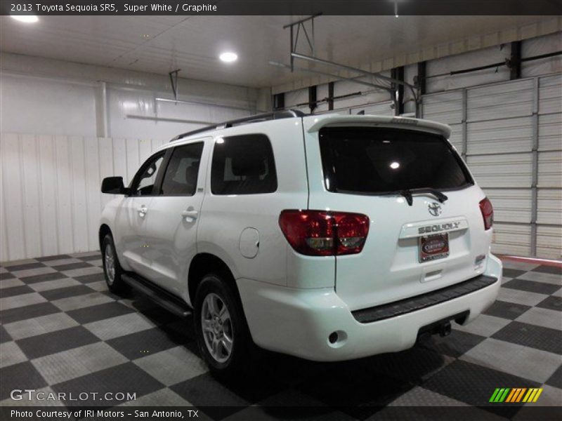 Super White / Graphite 2013 Toyota Sequoia SR5