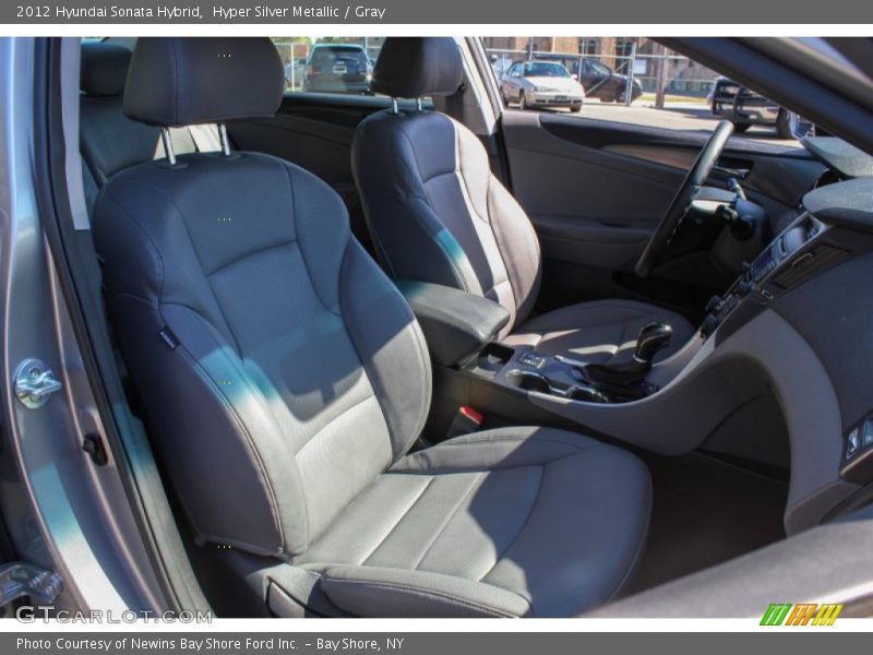 Hyper Silver Metallic / Gray 2012 Hyundai Sonata Hybrid