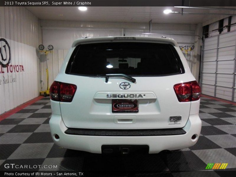 Super White / Graphite 2013 Toyota Sequoia SR5