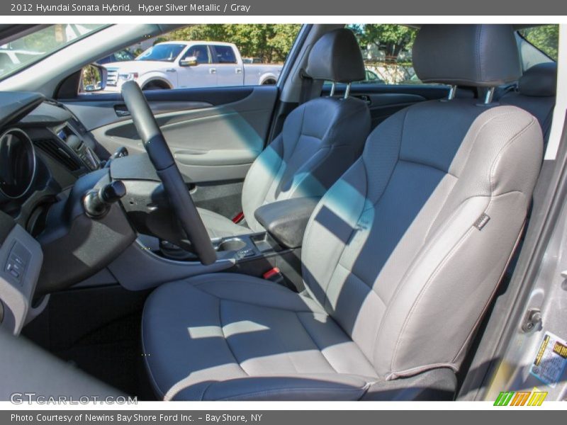 Hyper Silver Metallic / Gray 2012 Hyundai Sonata Hybrid