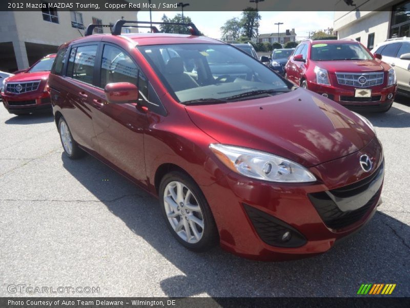 Copper Red Mica / Sand 2012 Mazda MAZDA5 Touring