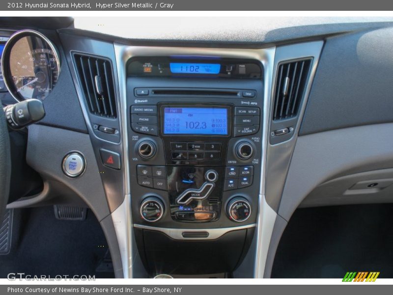 Hyper Silver Metallic / Gray 2012 Hyundai Sonata Hybrid