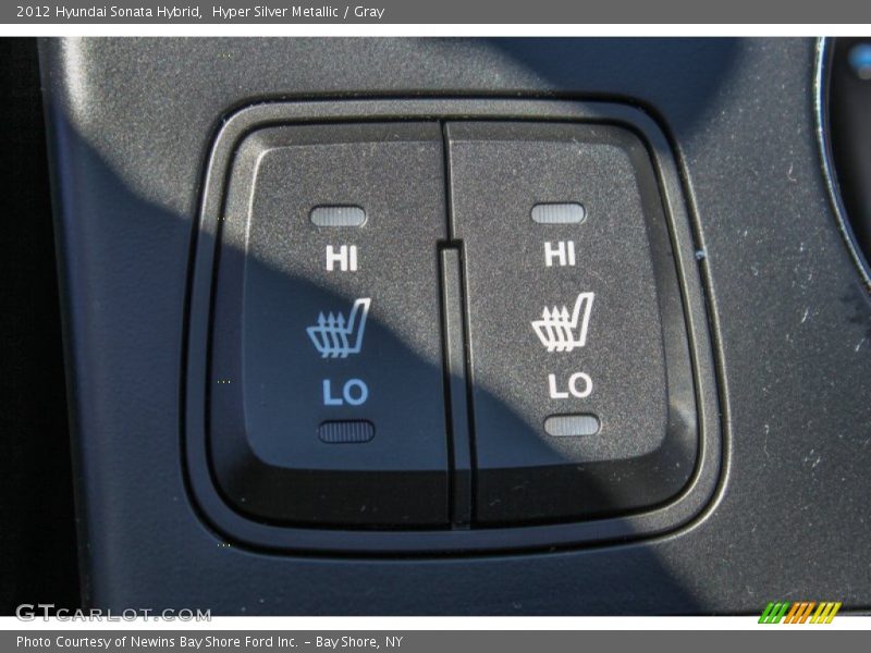 Hyper Silver Metallic / Gray 2012 Hyundai Sonata Hybrid