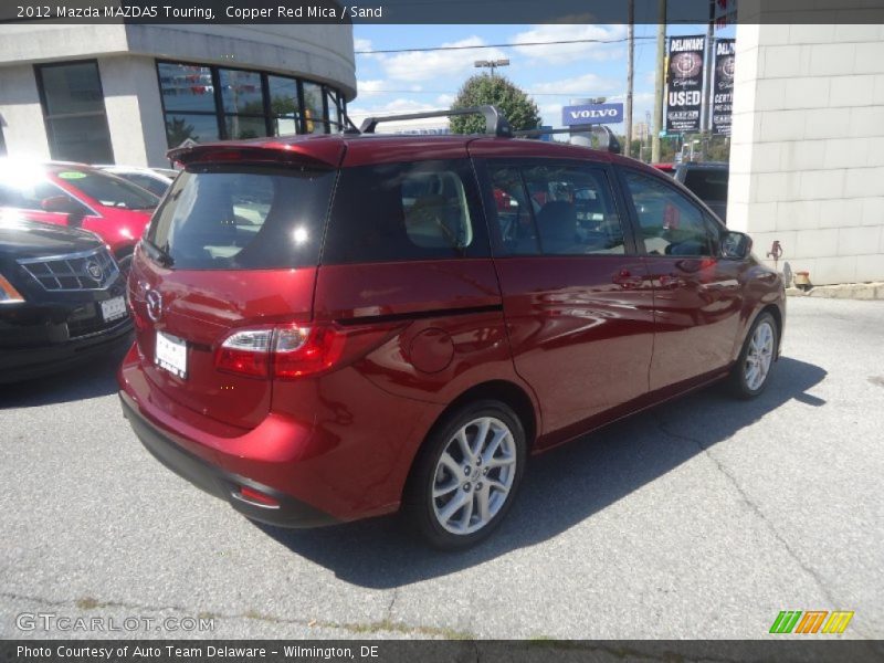 Copper Red Mica / Sand 2012 Mazda MAZDA5 Touring