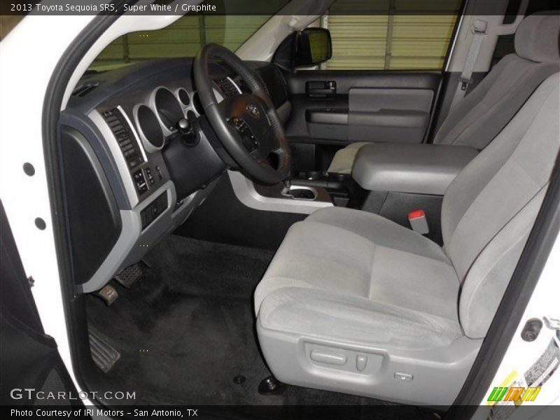 Super White / Graphite 2013 Toyota Sequoia SR5