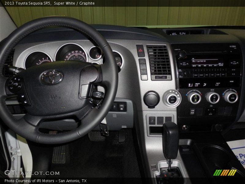 Super White / Graphite 2013 Toyota Sequoia SR5