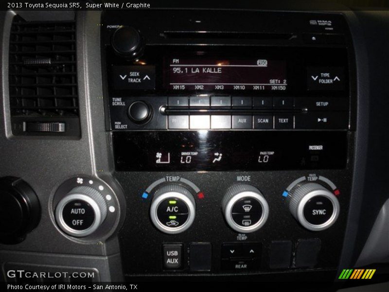 Super White / Graphite 2013 Toyota Sequoia SR5