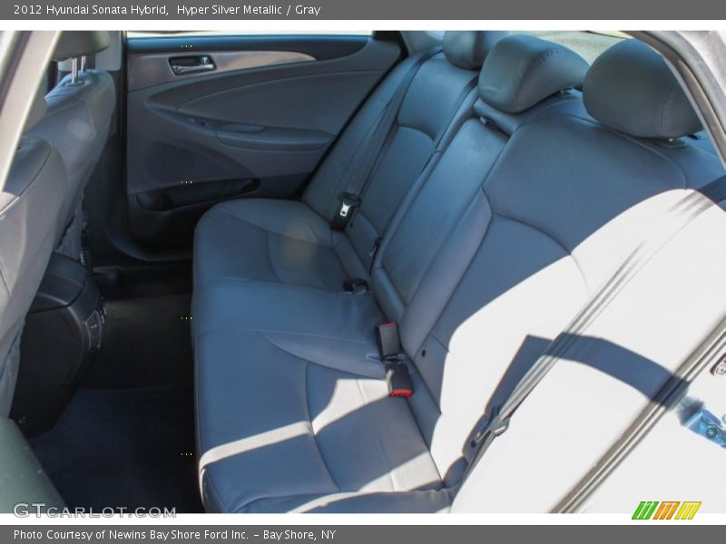 Hyper Silver Metallic / Gray 2012 Hyundai Sonata Hybrid