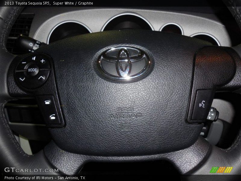 Super White / Graphite 2013 Toyota Sequoia SR5