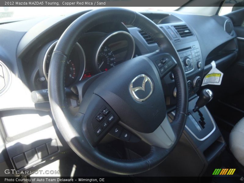Copper Red Mica / Sand 2012 Mazda MAZDA5 Touring