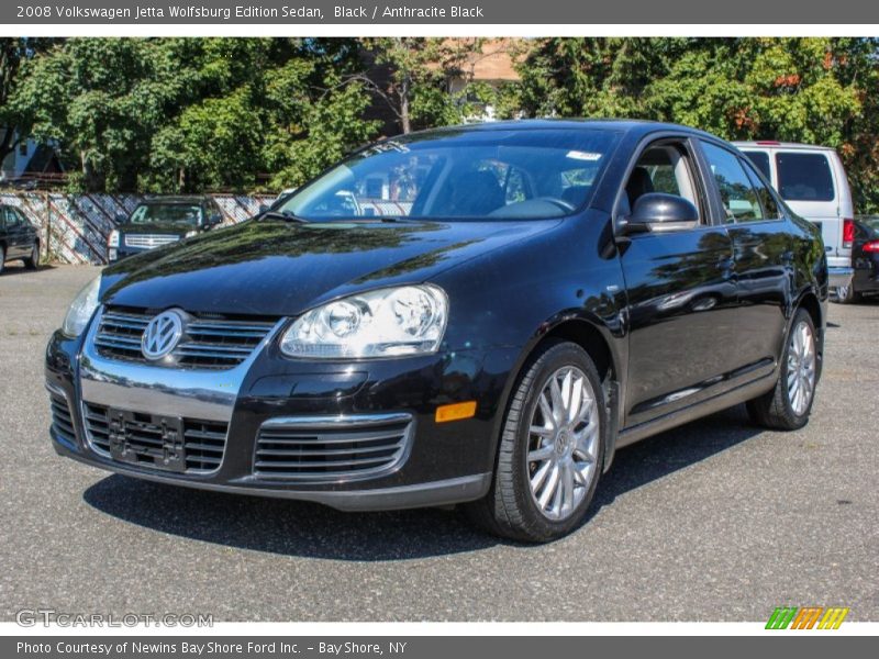 Black / Anthracite Black 2008 Volkswagen Jetta Wolfsburg Edition Sedan