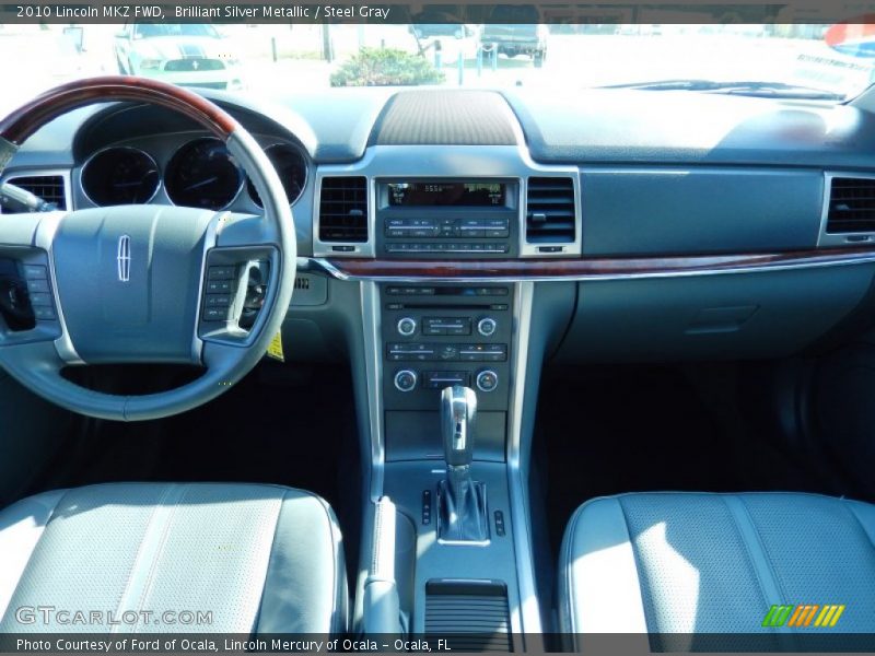 Brilliant Silver Metallic / Steel Gray 2010 Lincoln MKZ FWD