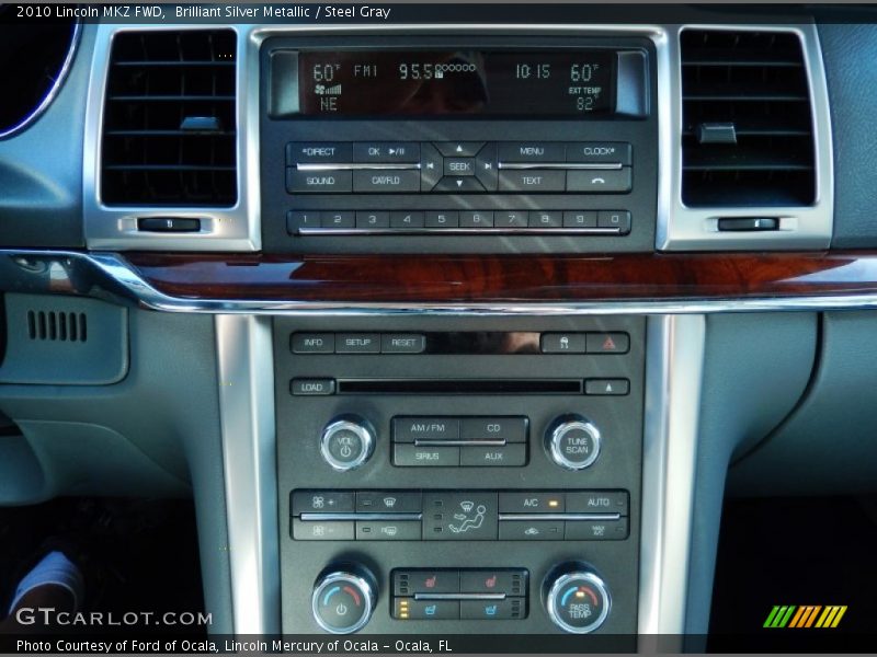 Brilliant Silver Metallic / Steel Gray 2010 Lincoln MKZ FWD