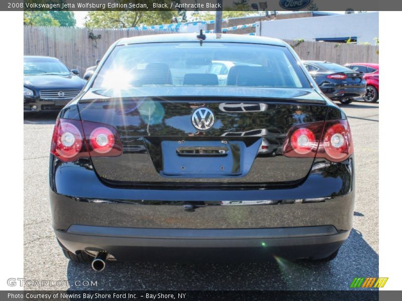 Black / Anthracite Black 2008 Volkswagen Jetta Wolfsburg Edition Sedan