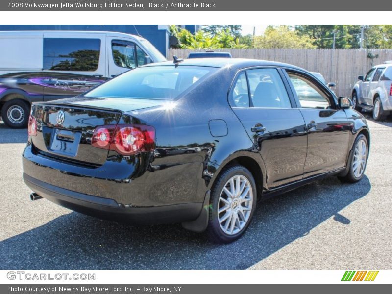 Black / Anthracite Black 2008 Volkswagen Jetta Wolfsburg Edition Sedan