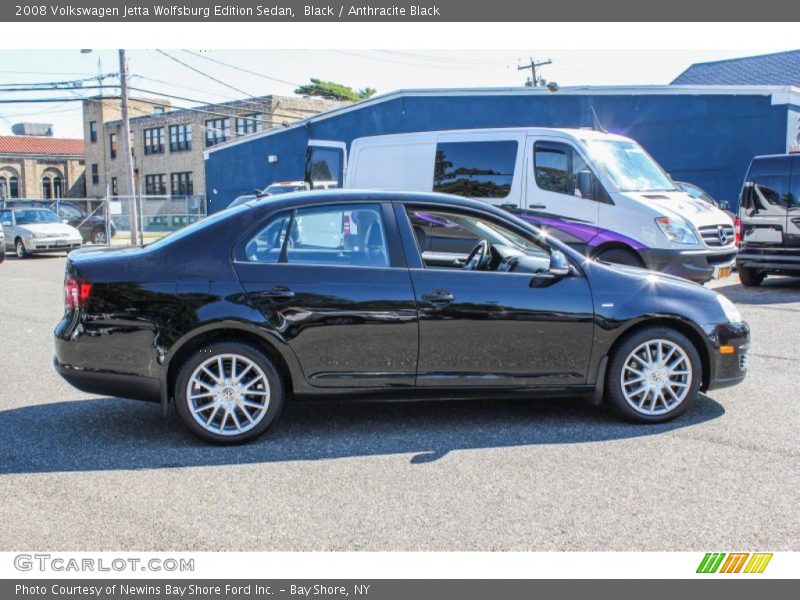 Black / Anthracite Black 2008 Volkswagen Jetta Wolfsburg Edition Sedan