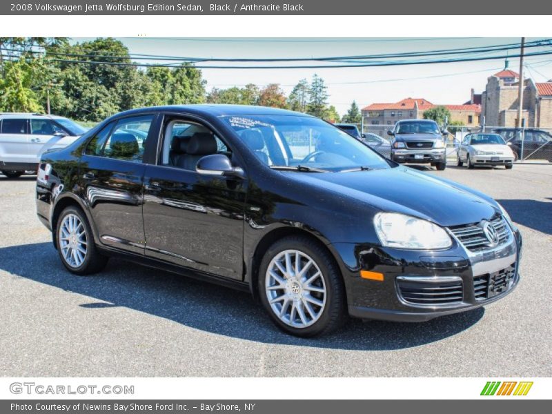Black / Anthracite Black 2008 Volkswagen Jetta Wolfsburg Edition Sedan