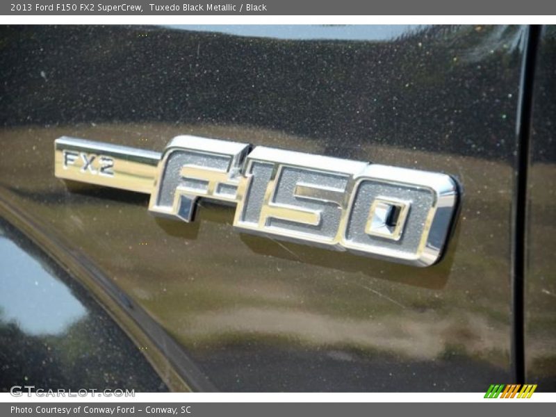 Tuxedo Black Metallic / Black 2013 Ford F150 FX2 SuperCrew