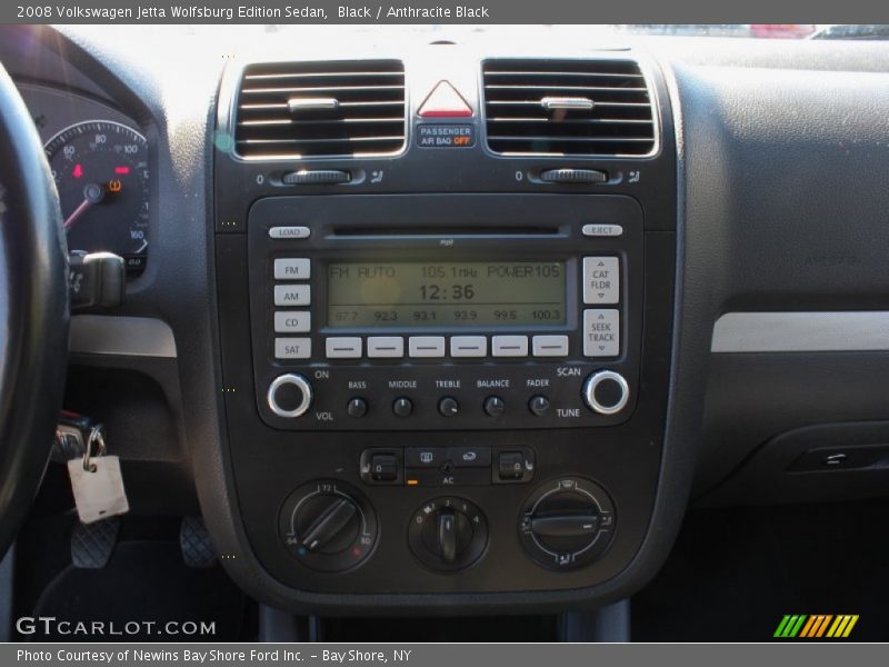Black / Anthracite Black 2008 Volkswagen Jetta Wolfsburg Edition Sedan